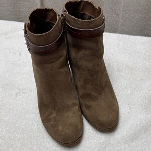 Madden Girl Taupe Ankle Booties